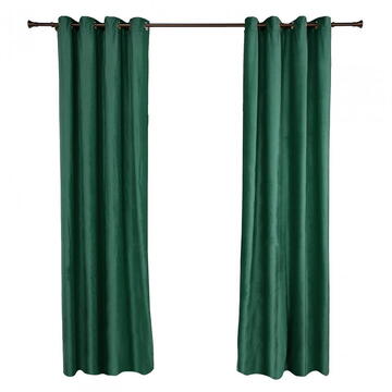 Heinner Set 2 draperii catifea 140x270 cm Verde