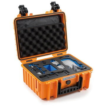 B&W Case type 3000 for DJ Mavic Air 2 / Air 2S orange