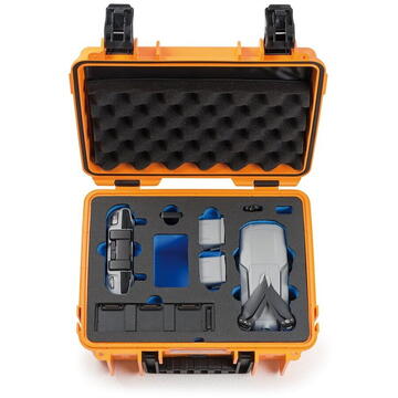 B&W Case type 3000 for DJ Mavic Air 2 / Air 2S orange