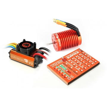 SkyRC set Leopard 1/10 + ESC 60A regulator +  10.0T engine + programming card