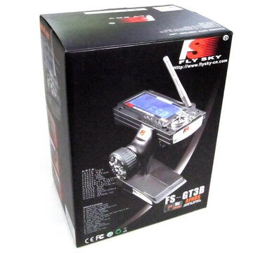 Zestaw nadajnik FlySky GT3B + odbiornik GR3E