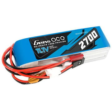 Akumulator Gens Ace 2700mAh 11,1V TX 3S1P Futaba/JST-XHR/JST-SYP