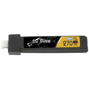 Battery Tattu LiPo 270mAh 3.8V 75C 1S1P JST-PHR 2.0 (5pcs)