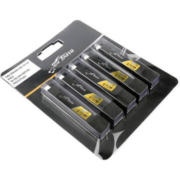 Battery Tattu LiPo 270mAh 3.8V 75C 1S1P JST-PHR 2.0 (5pcs)