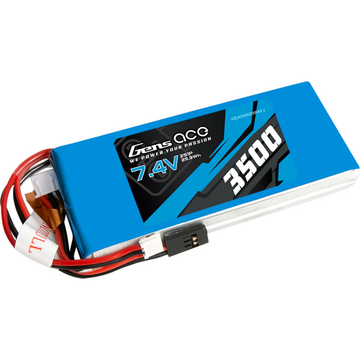 Akumulator LiPo Gens Ace 3500mAh 7,4V 1C 2S1P RX/TX