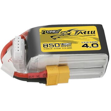 Akumulator Tattu R-Line 850mAh 14.8V 130C 4S1P XT60