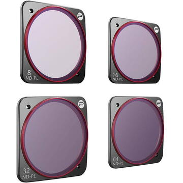 Set of 4 filters ND-PL 8/16/32/64 PGYTECH DJI Action 2 (P-28A-012)