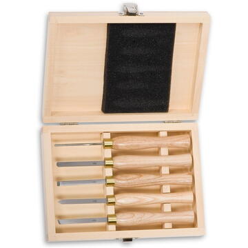 Proxxon Micromot Set cinci dalti pentru lemn, Proxxon 27023