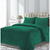 Heinner Set de pat catifea King Size Verde