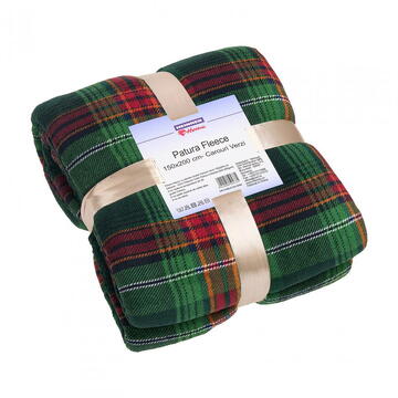 Heinner Patura Fleece150x200 cm- Carouri Verzi