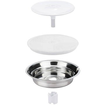 Dispenser de apa PETKIT Eversweet SUS304 pentru animale, Wireless, Capacitate 1.8L, 2W, Alb