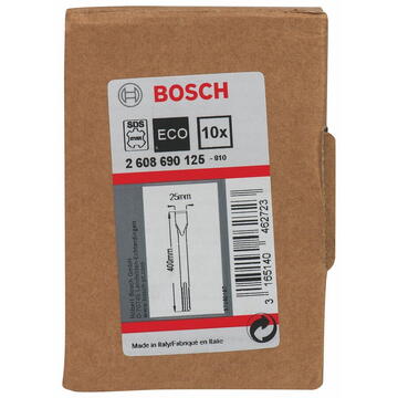 Bosch Set 10 bucati dalta lata cu sistem de prindere SDS max, 400 x 25 mm