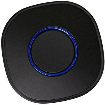 Buton WiFi Activarea sau dezactivarea actiunilor sincronizate ale mai multor dispozitive Shelly, Negru