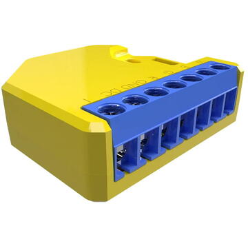 Releu inteligent Shelly Controller WiFi LED Strip   RGBW2, 4 canale, 12A, Galben