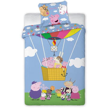 Faro Baby Peppa Pig duvet 002 160x200cm + pillow 70x80cm