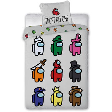 Faro Children's youth bedding Among Us 001 160x200cm + pillow 70x80cm