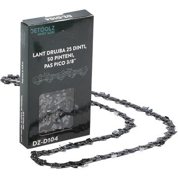 Detoolz Lant drujba 25 dinti, 50 pinteni, pico 3/8", 16''