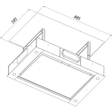 Hota AKPO WK-9 MANADO 90 WHITE Outdoor turbine hood