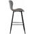 Heinner SET OF 2 BAR CHAIRS RETRO STYLE - GREY