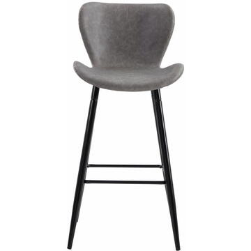 Heinner SET OF 2 BAR CHAIRS RETRO STYLE - GREY