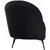 Heinner ARMCHAIR RETRO STYLE - BLACK