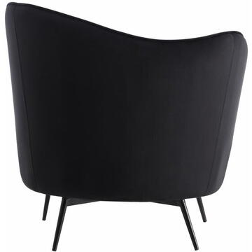 Heinner ARMCHAIR RETRO STYLE - BLACK