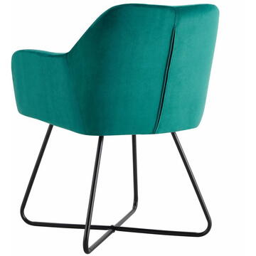 Heinner SET 2 SCAUNE TIP FOTOLIU CATIFEA GREEN