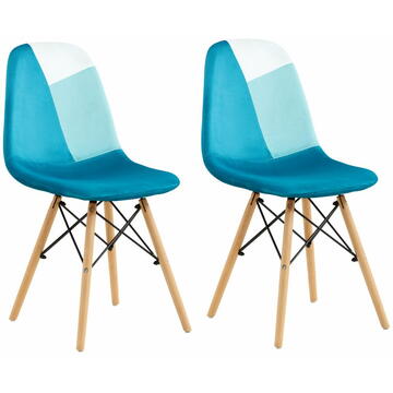 Heinner SET 2 SCAUNE STIL SCANDINAV- BLUE