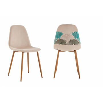 Heinner SET 2 SCAUNE DINING CU MODEL BEIGE
