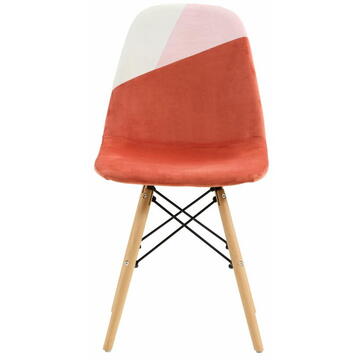 Heinner SET 2 SCAUNE STIL SCANDINAV - CORAL