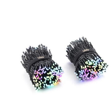 twinkly Instalatie luminoasa pentru Craciun cu WiFi , Google Assistant si Alexa , 600 LED,16 milioane de culori, 48 metri, controlabila de pe smartphone, pentru interior sau exterior