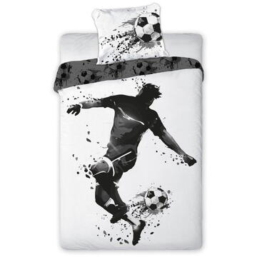 Faro Footballer youth bedding set 140x200cm + pillow 70x90cm