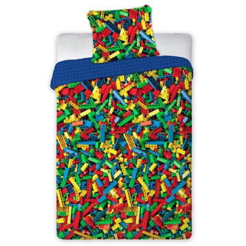 Faro LEGO CLOCKS youth bedding set 140x200cm + pillow 70x90cm