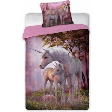 Faro Youth bedding HORSES SINGLES 140x200cm + pillow 70x90cm
