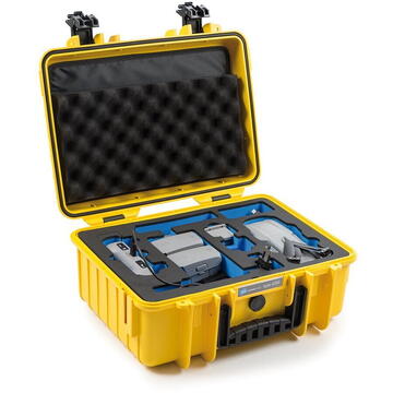 B&W Case type 4000 for DJ Mavic Air 2 / Air 2S yellow