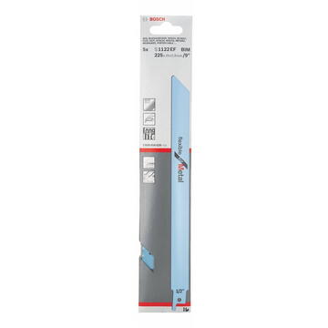 Bosch Panza de fierastrau sabie pentru metal, lungime 175 mm, 5 buc