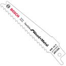Bosch Lame de fierastrau sabie pentru lemn si metal, 100 mm, 5 buc