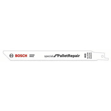 Bosch Panze de fierastrau sabie pentru lemn si metal, 190 mm, 5 buc