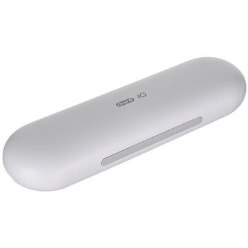 Periute de dinti clasice Braun Oral-B iO Series 10 Stardust, Bluetooth, Curatare 3D, Inteligenta artificiala, 7 moduri, Alb