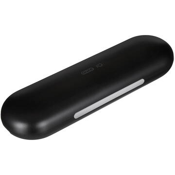 Periute de dinti clasice Braun Oral-B iO10 cu incarcator iOSense, 7 moduri, 1 capat, Suport rezerve, Trusa de calatorie cu incarcator, Negru