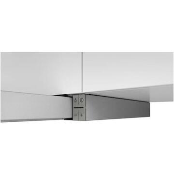 Hota Bosch DFS097A51 Telescopic Hood, A, Width 90 cm, Max extraction power 397 m3/h, Silver Metallic