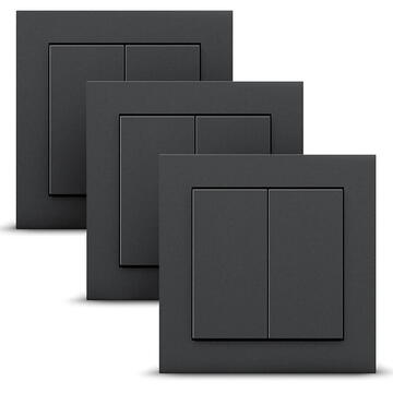 Intrerupator inteligent Senic 100159, 2.400 MHz, Antracit