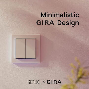 Intrerupator inteligent Senic 100157, 2400 MHz, Alb