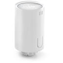 Cap Termostat Meross, Compatibil cu Apple HomeKit, 6 adaptoare, Control Wi-Fi, Alb