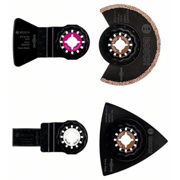 Bosch Set lame pentru gresie si faianta, 4 piese