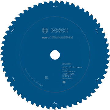 Bosch Panza pentru fierastrau circular pentru otel inoxidabil, 305 x 25.4 mm, 60 dinti