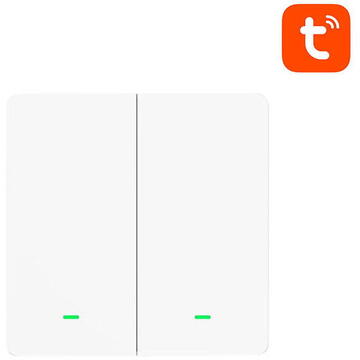 Intrerupator inteligent Gosund SW9, Wi-Fi, 10A, compatibil Google Assistant si Amazon Alexa, Alb