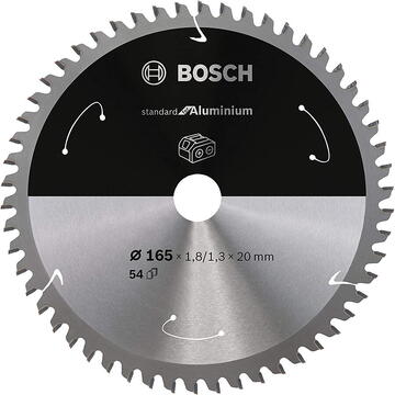 Bosch Lama de fierastrau circular pentru aluminiu, 165 mm
