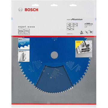 Bosch Disc pentru aluminiu, 260 x 30 x 2,8 mm, 80 dinti