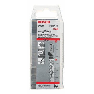 Bosch Set 25 panze pentru lemn, 100 mm